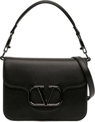 Valentino Pre-owned Satchel - Dames - Vintage Handtas - Zwart - ONE Size - Leer - Vintage