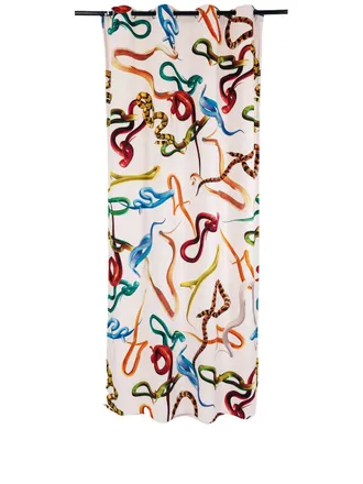 Seletti Snakes shower curtain - unisex - Polyester - OS - Neutrals