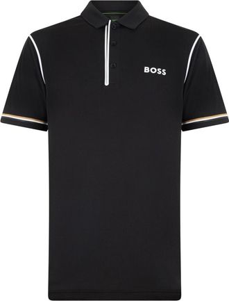 HUGO BOSS Paddytech Short Sleeve Polo - Heren - Polos - Zwart - XL - Polyester - Tops