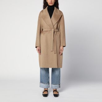 Max Mara Beige deconstructed cashmere coat
