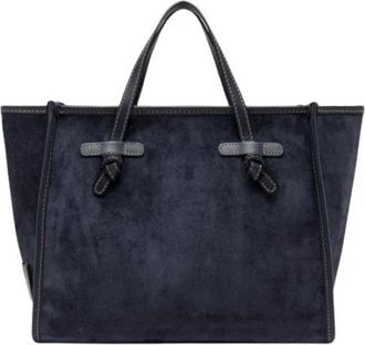 Gianni Chiarini Miss Marcella 32 - Dames - Shoppers - Blauw - ONE Size - Leer - Tassen