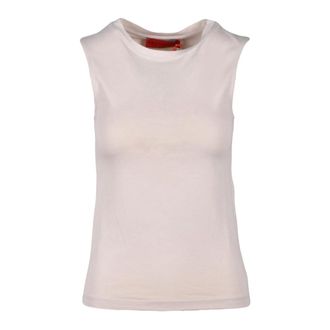 Wild Cashmere Tops, Dames, Beige, M, Katoen, Zachte Cashmere Blend T-shirt
