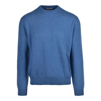 Daniele Fiesoli Heren, Truien, Blauw, Maat: XL Kasjmier