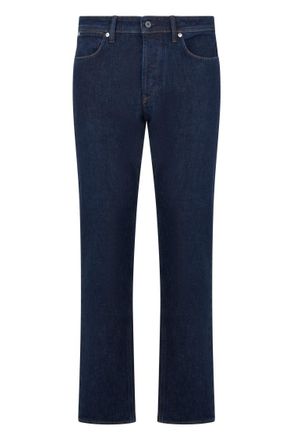 Stone Island Navy Blue Mid Rise Jeans