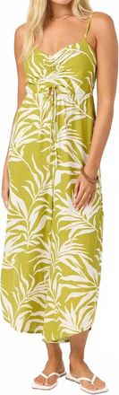 O'Neill Keiko Skylar Jumpsuit In Chartreuse