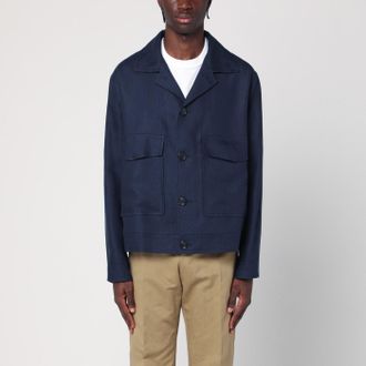 Tagliatore Blue linen jacket