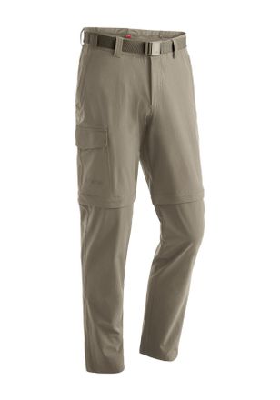 Maier Sports Outdoorhose MAIER SPORTS Torid slim zip, Herren, Gr. 46, Normalgr&ouml;ssen, beige (dunkelbeige), 90% Polyamid, 10% Elasthan, Hosen Outdoorhose, Herren Zip
