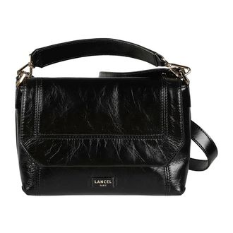 Lancel Ninon Soft Medium Flap Bag - Dames - Tassen - Zwart - Maat: ONE Size Leer