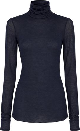Liviana Conti L6Wh 17N080 Jersey de cuello alto - Knitwear - Mujer - Azul - XS
