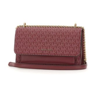 Michael Kors Cross Body Bags, female, Red, Size: ONE SIZE Claire Shoulder Bag