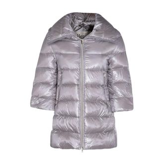 Herno Coats - female - Herno - Down Jackets - Purple - XL - Jackets