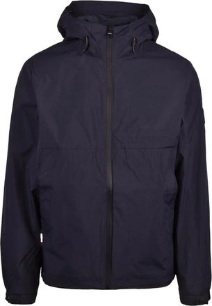 Tommy Hilfiger Windbreaker Jacket - Heren - Zomerjassen - Blauw - M - Polyester - Jassen