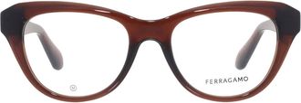 Ferragamo Demo Cat Eye Ladies Eyeglasses SF2989E 232 51