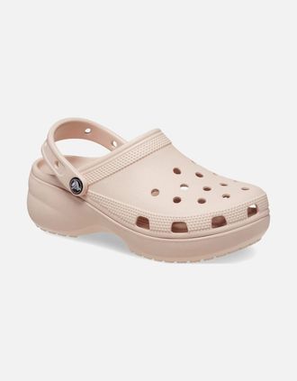Crocs Womens Classic Platform Womens Clogs - Tan - Size: 8
