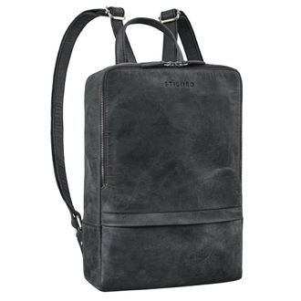 STILORD Verona Real Leather Backpack for Men & Women Medium-Sized City Daypack Handbag Elegant Travel Bag Laptop Backpack 13-13.3 Inch Rucksack Genuine Leathe