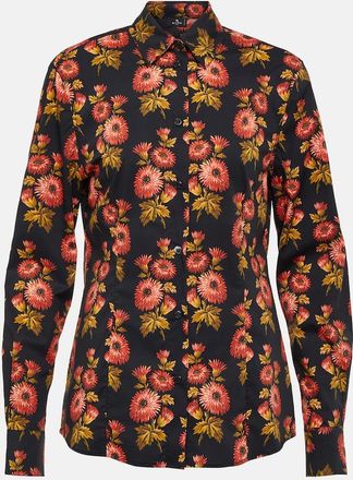 Etro Floral cotton-blend shirt