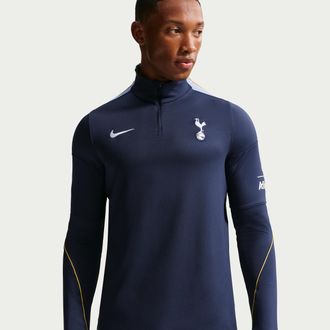 Nike Tottenham Hotspur Strike Nike Mens Dri-FIT Soccer Knit Drill Top in Blue | II1778-452