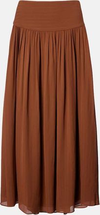 Joseph Gathered midi skirt