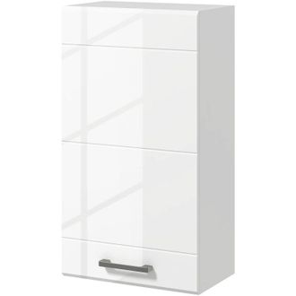 Kleankin Kleankin - Mobiletto Bagno a 3 Ripiani con Ripiano Superiore Regolabile Bianco