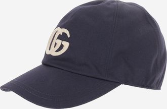 Gucci Boys Baseball Cap Cotton Dark Blue Hat
