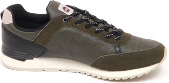 Colmar Travis Drill Schoenen - Heren - Sneakers - Groen - 40 EU - Leer - Schoenen