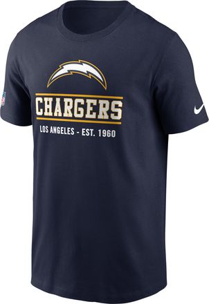Nike Los Angeles Chargers Essential Nike Mens Dri-FIT NFL T-Shirt in Blue | 02ET41S97-TC1