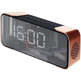Adler Europe Ad 1190cr Despertador Reloj Despertador Digital Negro, Cobre - Adler