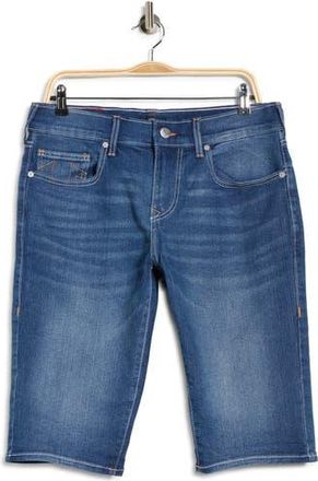 True Religion Ricky Rolled Hem Denim Shorts in Medium Blue Quartz at Nordstrom Rack, Size 30