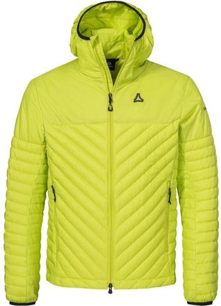 Sch&ouml;ffel Hybrid Down Jacket - Heren - Gewatteerde jassen - Groen - M - Leer - Jassen