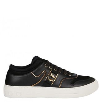 Ferragamo Salvatore Ferragamo Mens Black Sf Ornament Low Top Sneakers, Brand Size 7