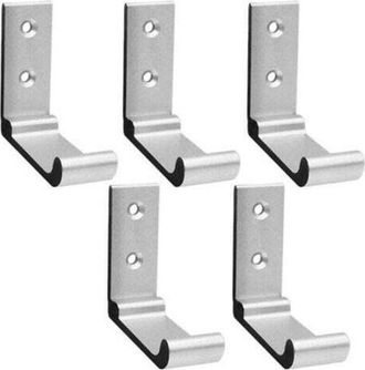 OEM Juego De Perchero De Ba&ntilde;o De 5 Piezas Con Ganchos Plegables, Ganchos Para Toallas De Pared Y Ganchos Para Ropa. 90 Ganchos Plegables De Aluminio Maciz