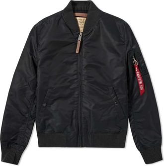 Alpha Industries Bomberjacks - Heren - Bomber jackets - Zwart - XL - Leer - Jassen