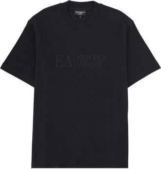 Emporio Armani T Shirt With Icon Embroidery