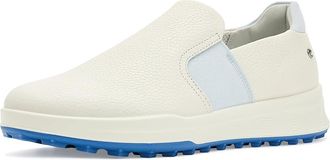 Ecco Street Vibe Waterproof Slip-On Womens Golf Shoes White/Air : EU 41 (US Womens 10-10.5) B - Medium, Leather