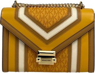 Michael Kors Michael Kors Whitney Medium PVC Flap Chain Shoulder Womens Bag