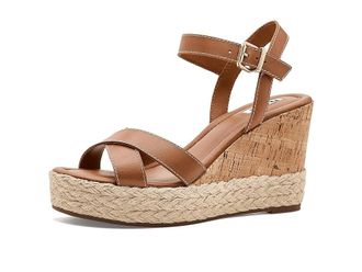 Dune London Kindest Womens Wedge Shoes Tan : 37.5 (US Womens 7.5) B - Medium, Leather