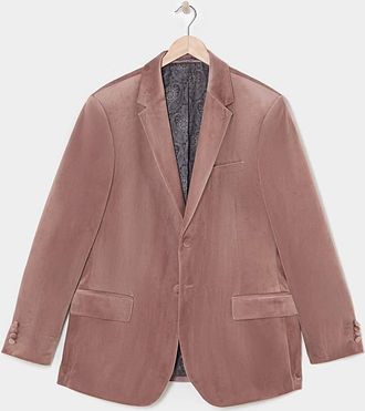 Jacamo Velvet Blazer Regular