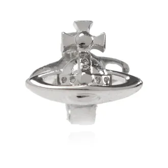 Vivienne Westwood Accessoires, Heren, Grijs, ONE Size, Leer, Lorelei Single Stud Earring