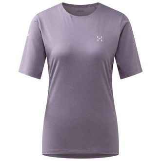 Hagl&ouml;fs L.I.M Ridge Tee Laufshirt f&uuml;r Damen | lila
