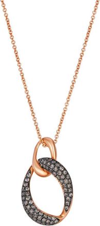 Le Vian Links 14K Rose Gold 0.30 Ct. Tw. Diamond Pendant Necklace