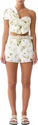Camilla Tuck Front Short In Botanical Utopia