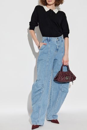 Marc Jacobs Wool Polo, Womens, Black