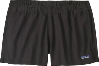 Patagonia Womens Barely Baggies Shorts In Black W/ Black