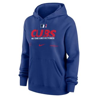 Nike Chicago Cubs 2026 Postseason Authentic Collection Nike Womens MLB Pullover Hoodie in Blue | 00Z54EWEJW-D28