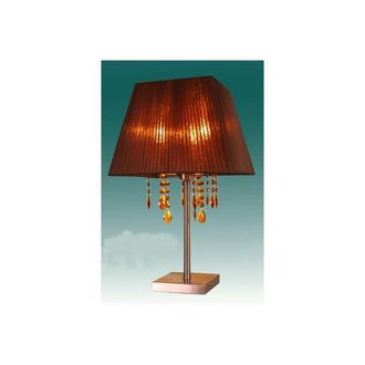 Fabrilamp Sobremesa Ol&iacute;mpia Cuadrado 3xe14 L.33xan.33xal.57cm Marron/cobre