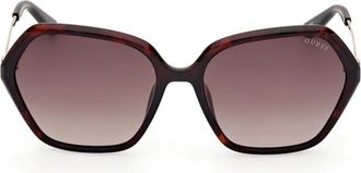 Guess Accessoires, Dames, Bruin, ONE Size, Gs 00134 Statement geometrische zonnebril