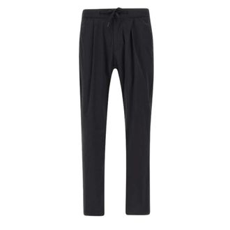 Herno Straight Trousers, male, Black, Size: XL Nylon Maestro Trousers