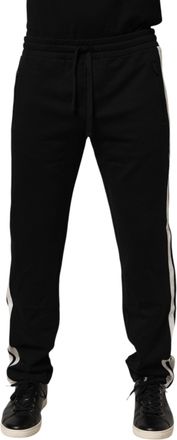 Dolce & Gabbana Mens Cotton Sweatpants Joggers Black