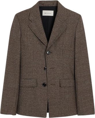 Ami Fitted Jacket - Dames - Blazers - Bruin - 2XS - Wol - Jassen