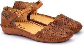 Pikolinos Womens Puerto Vallarta Flats In Brandy